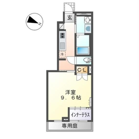 エスポワール虹の物件間取画像