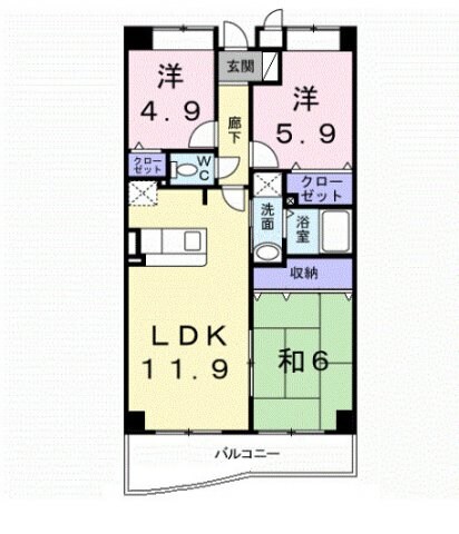 エターナルフォレストの物件間取画像