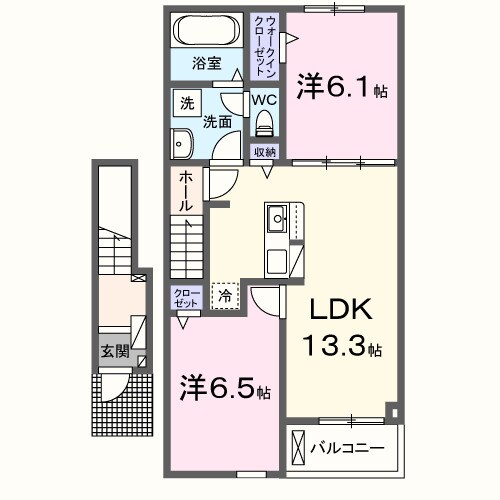 ＮＥＯ　ＦＬＯＲ　Ｄ・Ｇの物件間取画像