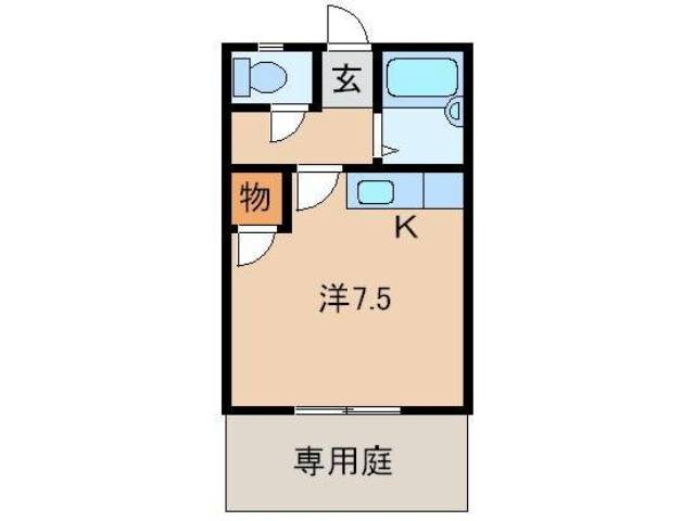 コーポ川上の物件間取画像