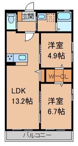 ハイム・ビジュンの物件間取画像