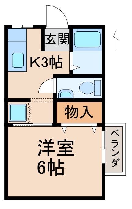 ピーチハウスの物件間取画像