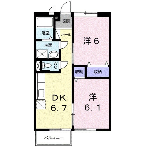 Ｐ＆ＦタキナＡの物件間取画像