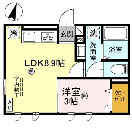 D-grace秋月の物件間取画像