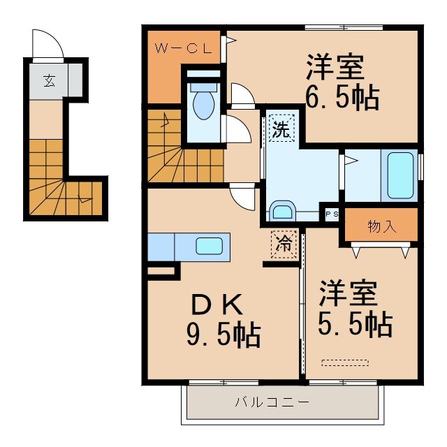 イソラ フェリジェⅡの物件間取画像