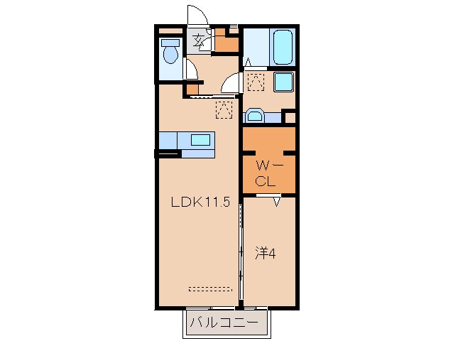 D-roomねごろの物件間取画像