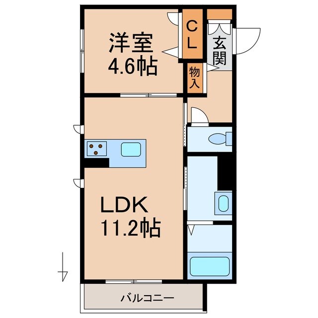 和歌山市駅 徒歩9分 2階の物件間取画像