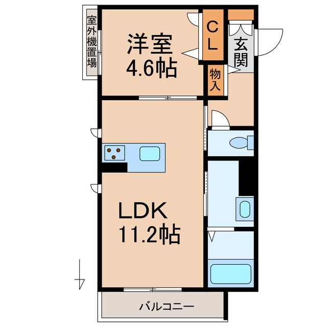 和歌山市駅 徒歩9分 3階の物件間取画像