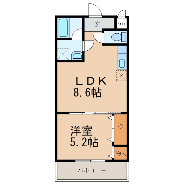 和歌山市駅 バス16分  島崎町二丁目下車：停歩3分 2階の物件間取画像