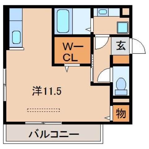 D-room出島の物件間取画像