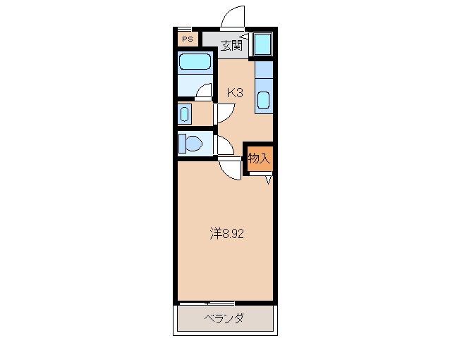 ヴィラソレイユの物件間取画像