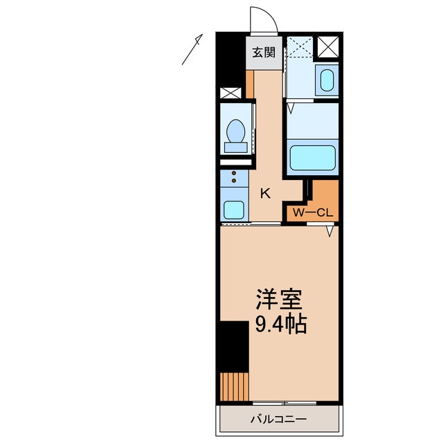 和歌山駅 徒歩7分 5階の物件間取画像