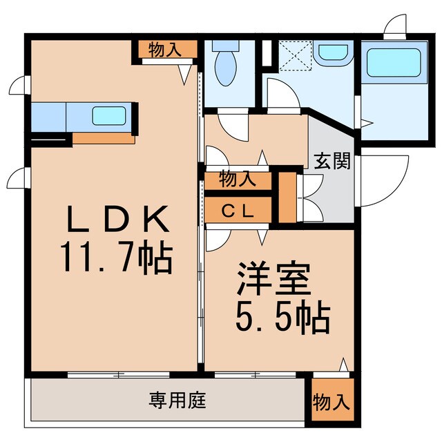和歌山市駅 バス6分  小松原五丁目下車：停歩7分 1階の物件間取画像