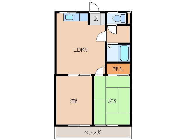 サンシティ金池の物件間取画像