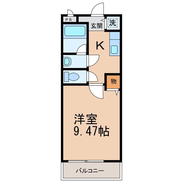 和歌山市駅 バス12分  日赤医療センター前下車：停歩6分 2階の物件間取画像