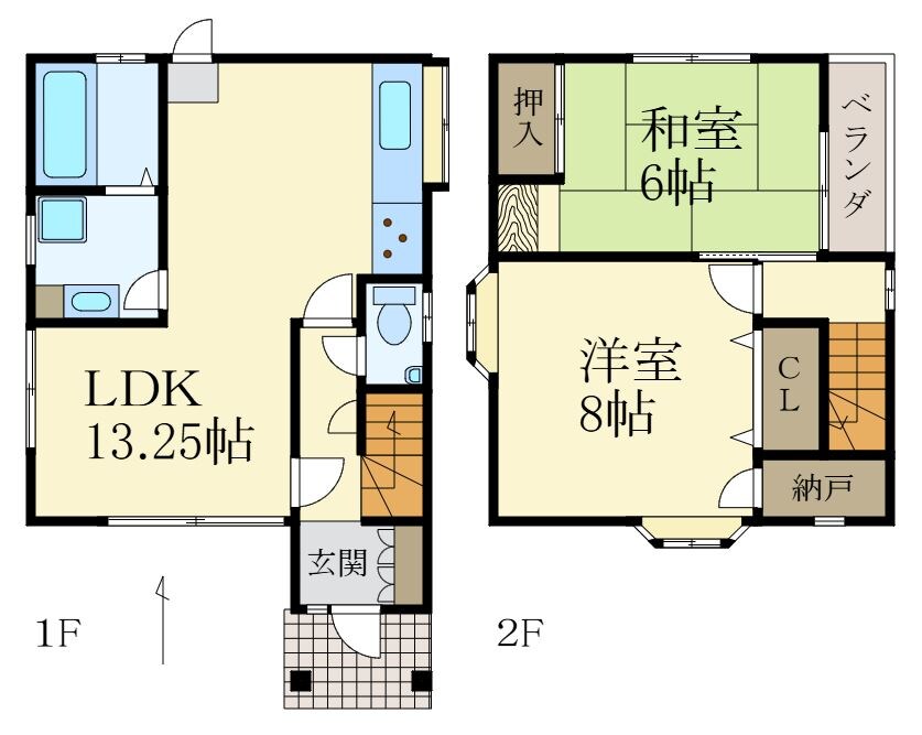 一戸建16066の物件間取画像