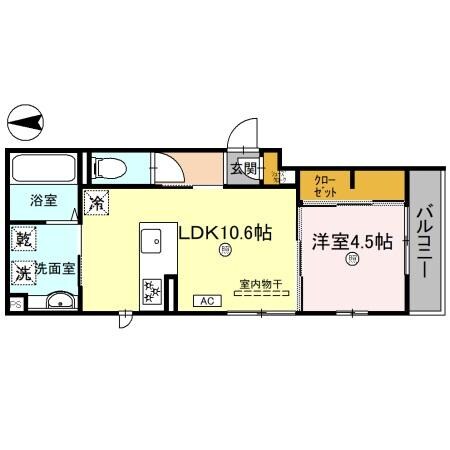 和歌山市駅 徒歩5分 2階の物件間取画像