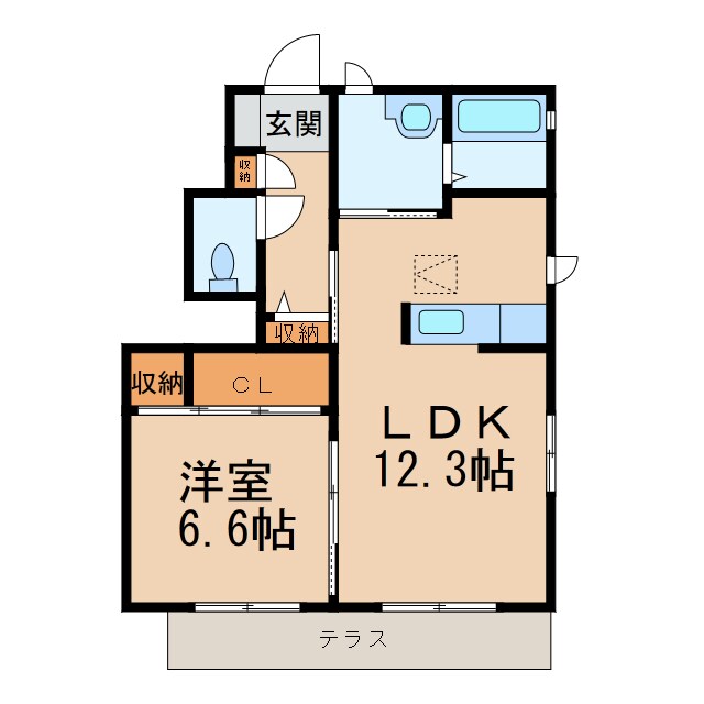 シャーメゾン有本の物件間取画像