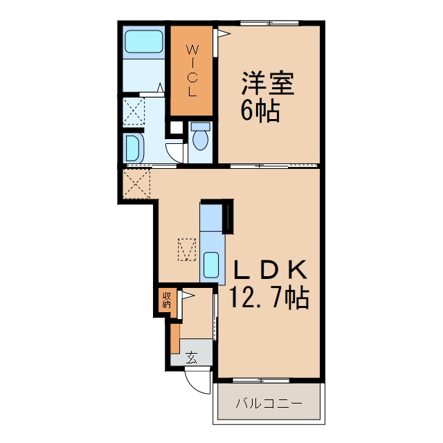 高野口駅 徒歩14分 1階の物件間取画像