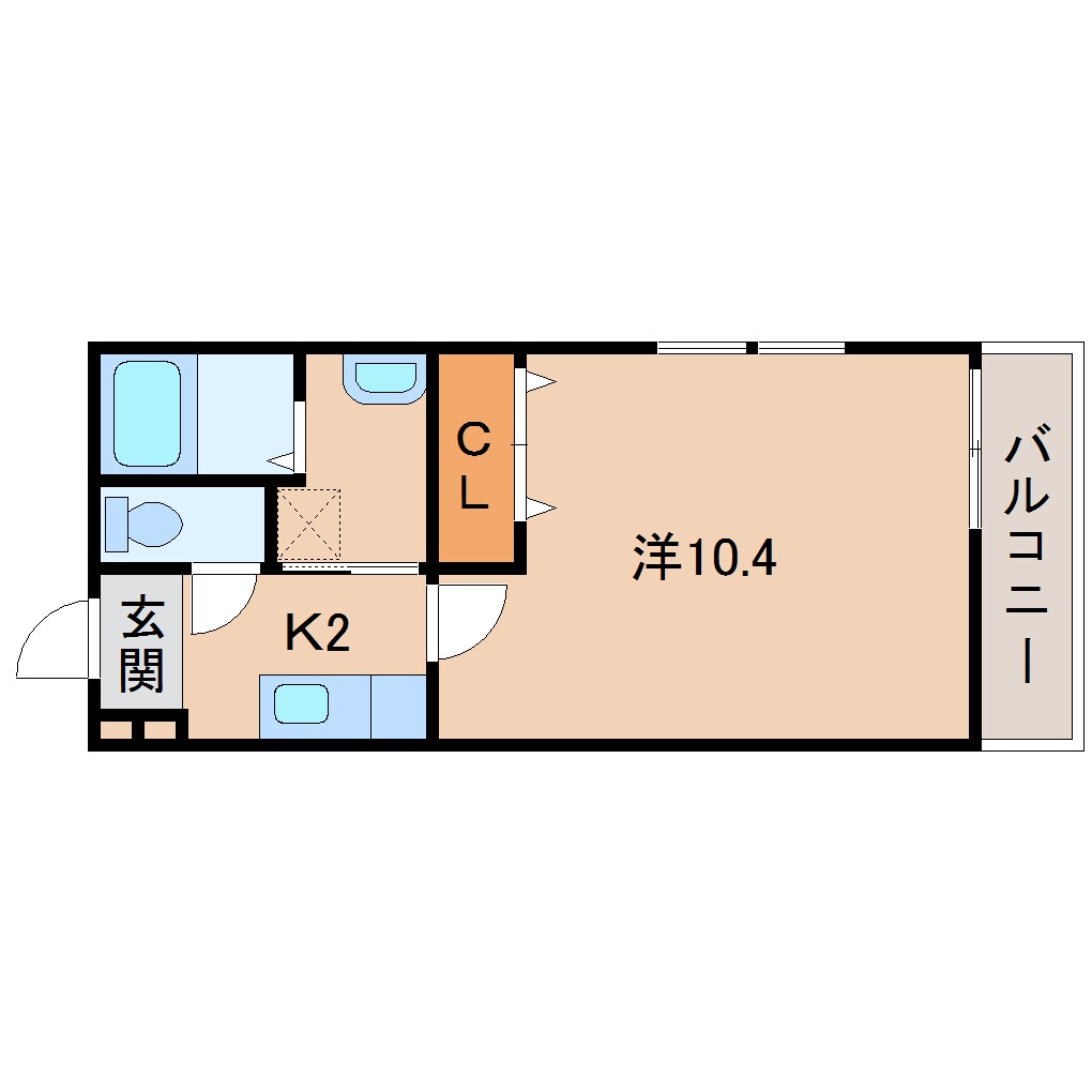 和歌山市駅 徒歩7分 1階の物件間取画像