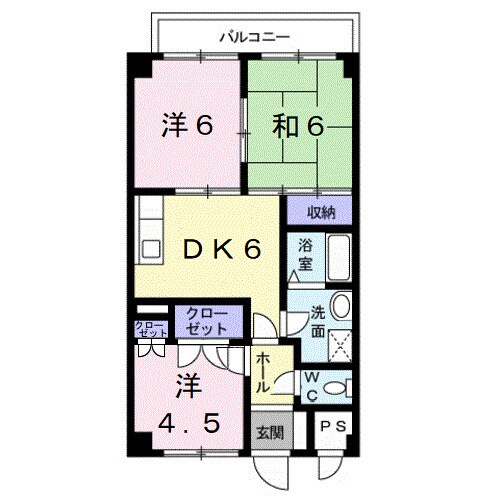 ハーベスト壱番館の物件間取画像