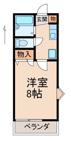 ヴィラ・サンライズＡ ＮＯＲＴＨの物件間取画像