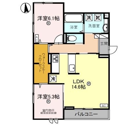 和歌山駅 徒歩17分 3階の物件間取画像