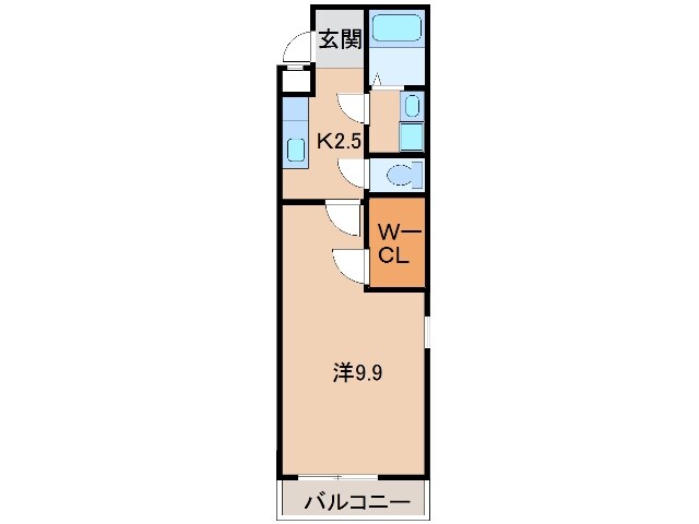 紀和駅 徒歩6分 2階の物件間取画像