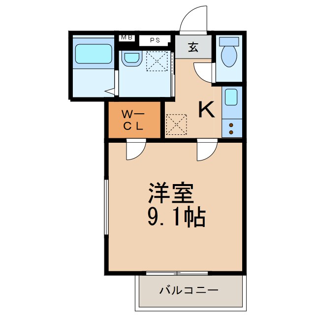 フジパレス新中通Ⅰ番館の物件間取画像