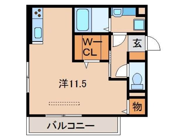 D-room吹屋町Ｂ棟の物件間取画像