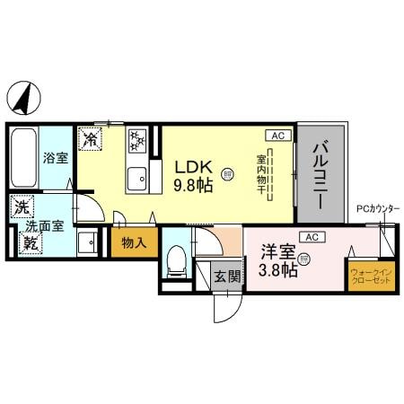 D-Luce 秋月の物件間取画像