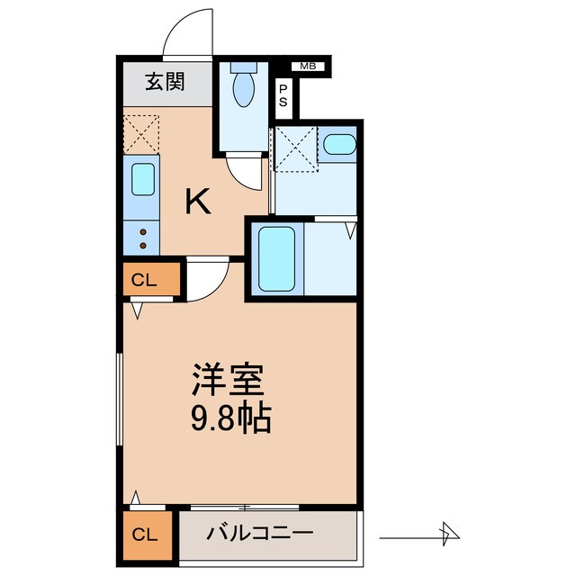 和歌山市駅 徒歩4分 1階の物件間取画像