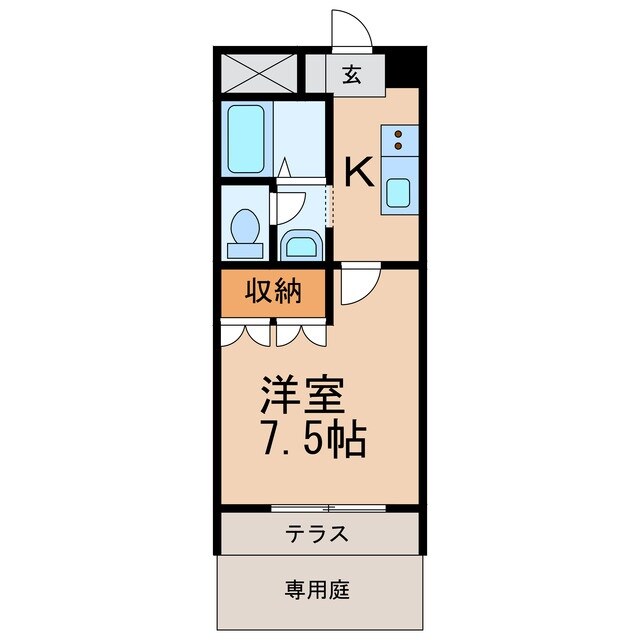 ヒールコートの物件間取画像