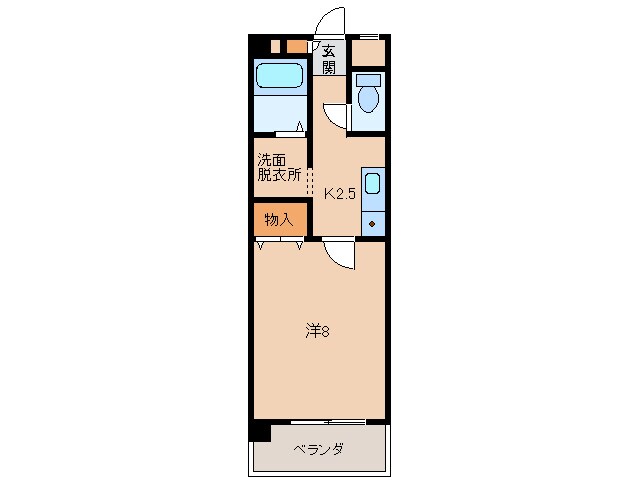 アーバンヴィラ岩出の物件間取画像