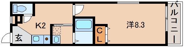 ヴァンクール吹屋の物件間取画像