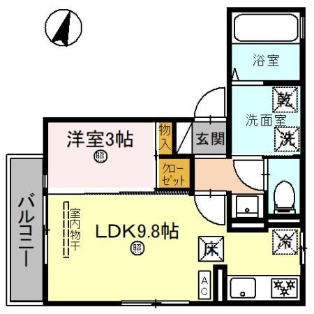 和歌山駅 徒歩25分 2階の物件間取画像