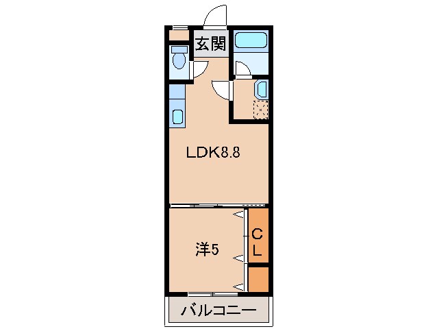 ラフィーネ石本の物件間取画像