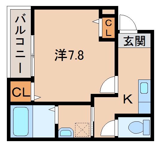 フジパレス和歌山黒田Ⅰ番館の物件間取画像