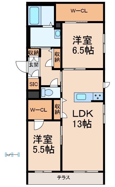 ベレオ　キヒロの物件間取画像