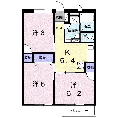 Ｐ＆ＦタキナＢの物件間取画像