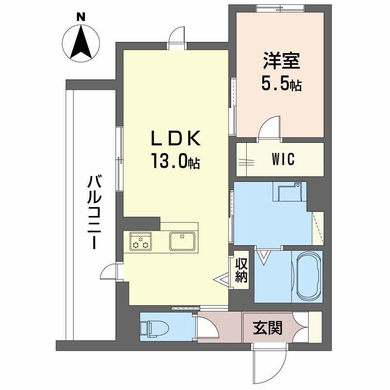 和歌山市駅 徒歩11分 2階の物件間取画像