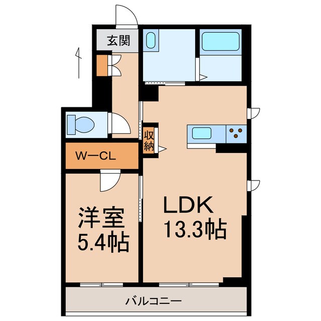 和歌山市駅 徒歩11分 4階の物件間取画像