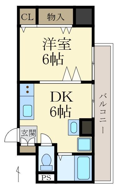 物件間取画像
