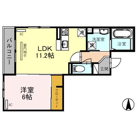 和歌山市駅 徒歩31分 2階の物件間取画像