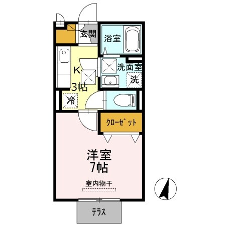 宮前駅 徒歩7分 1階の物件間取画像