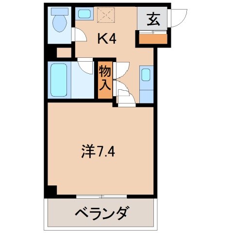 ヴィラデステの物件間取画像