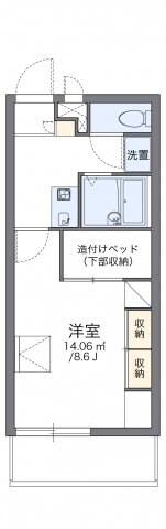 レオパレス土佐町の物件間取画像