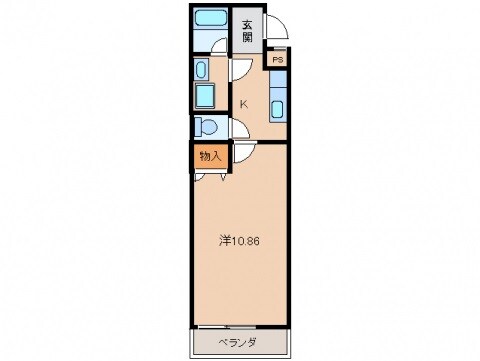 和歌山市駅 バス13分  堀止下車：停歩8分 2階の物件間取画像