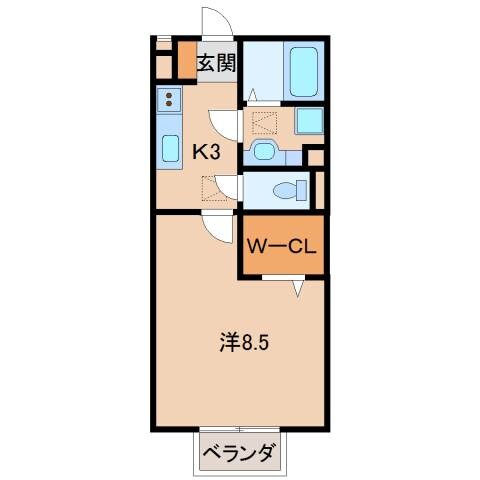 和歌山駅 徒歩25分 1階の物件間取画像