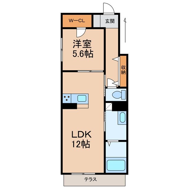 和歌山駅 徒歩11分 1階の物件間取画像